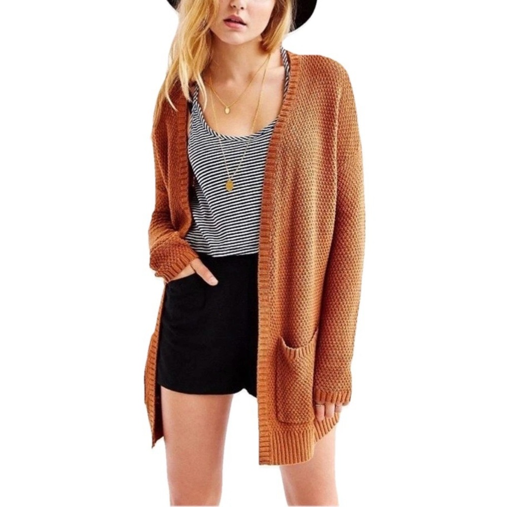 Urban Outfitters BDG Rust Long Cardigan Size XS